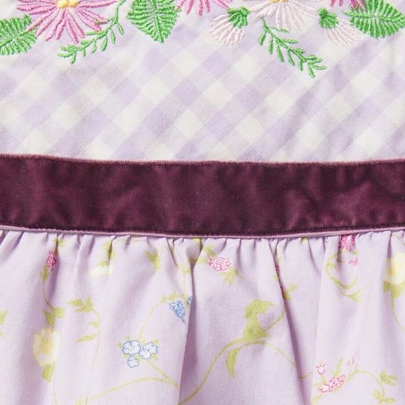 Matilda Jane Enchanted Garden Prudence Gingham Tunic Top Size 8 New - Picture 7 of 7